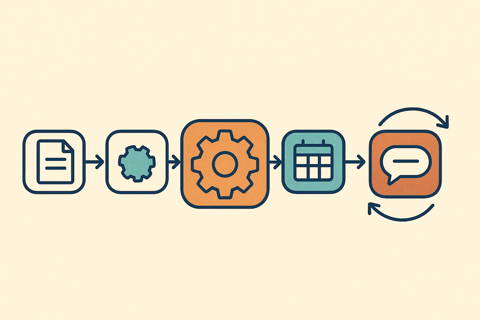 Verstreute App-Benachrichtigungen aus Slack und E-Mail laufen in einem einzigen leuchtenden Automatisierungs-Knoten zusammen